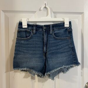 Abercrombie & Fitch Dark Blue Jean Shorts